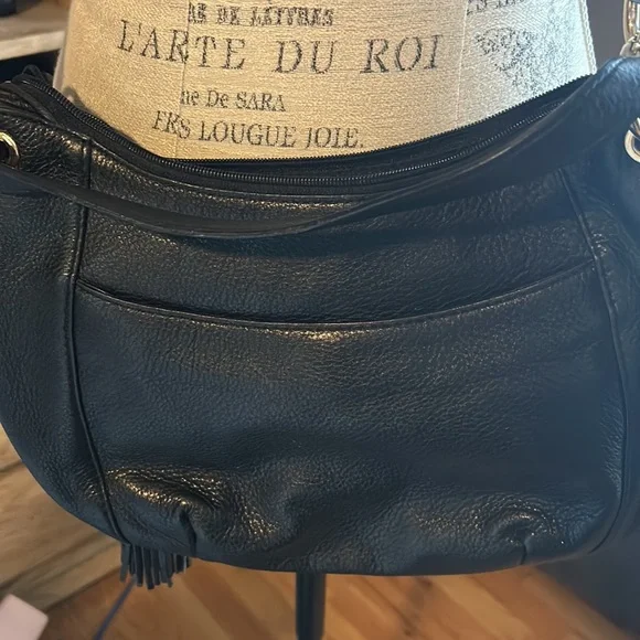 Black Leather Michael Kors Shoulder Hobo Bag - Picture 6 of 7